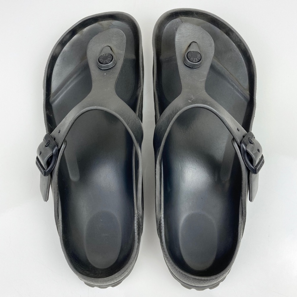 Birkenstock Gizeh Essential Eva Gray Rubber Sandals Women’s Size 38 (7.0)